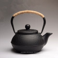 Antique Enamel Cast Iron Teapot